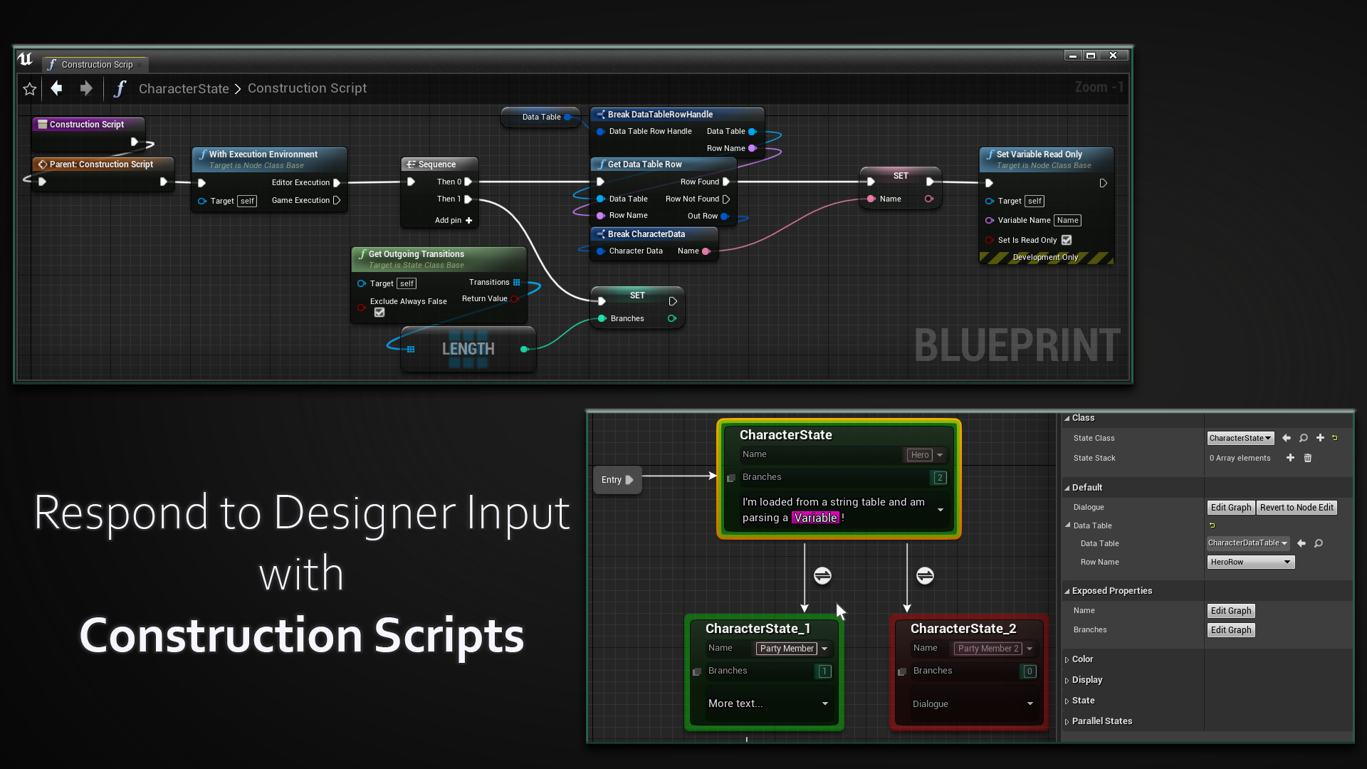 Example of Construction Scripts