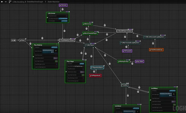 Keeper - Rockling AI state machine