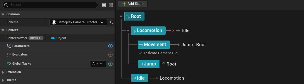 State Tree editor in Unreal Engine 5.7