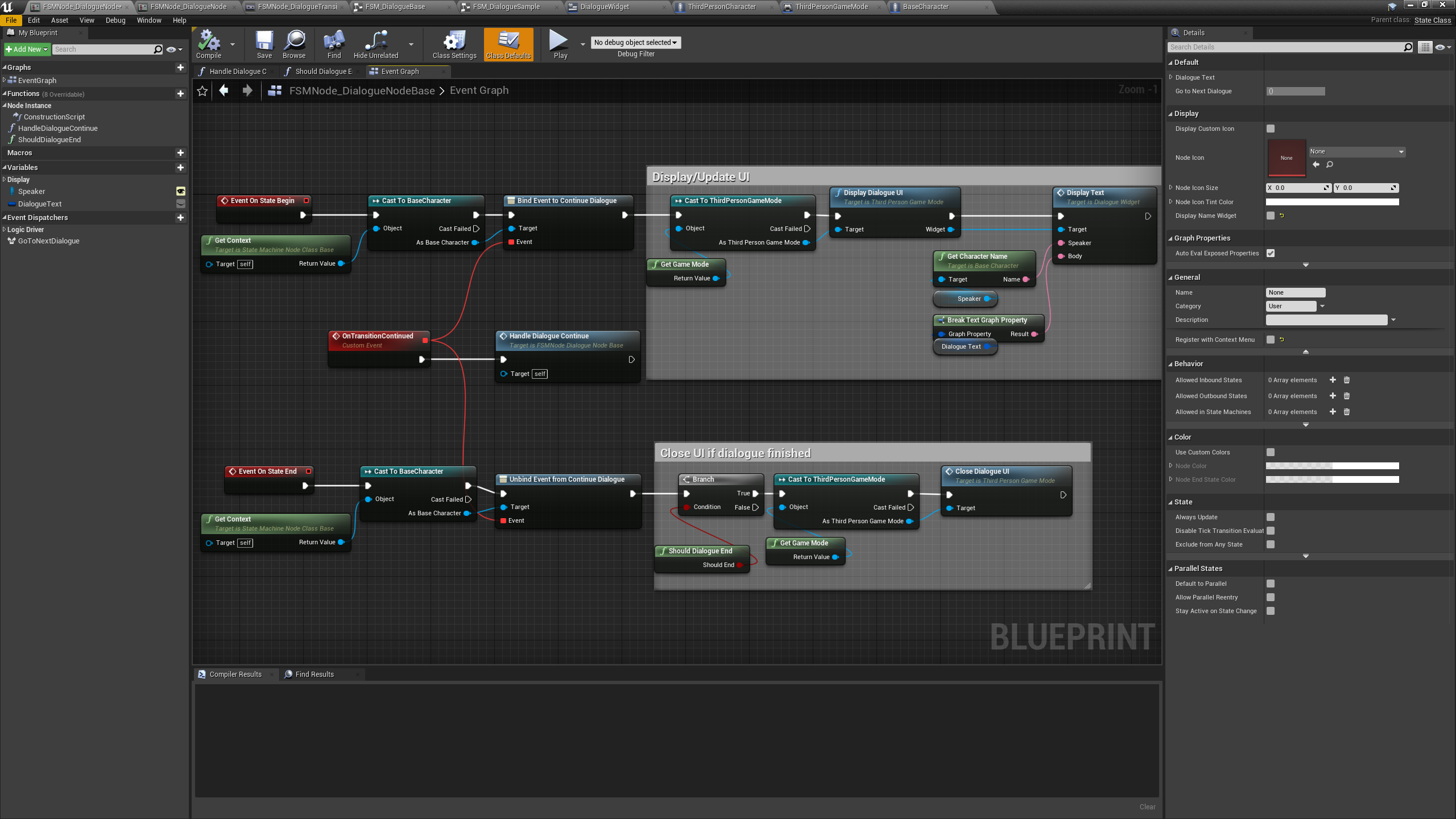 Wip Dialogue System Example Blueprint Implementation Deprecated Logic Driver